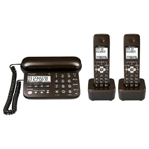JAN 4988028307751 Pioneer 着信時自動録音通知機能 デジタルコードレス留守番電話機 TF-SD15W-TD パイオニア株式会社 家電 画像