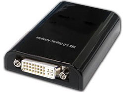 JAN 4988755005555 玄人志向 USB 3.0対応グラフィック増設アダプター VGA-USB3.0/DVI シー・エフ・デー販売株式会社 パソコン・周辺機器 画像