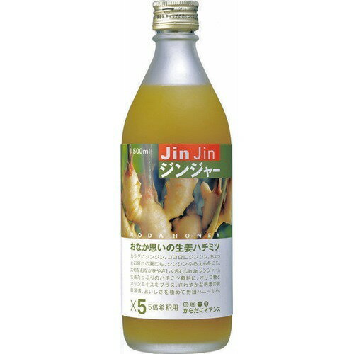 JAN 4989264102612 ジンジンジンジャー(500mL) 野田ハニー食品工業株式会社 食品 画像