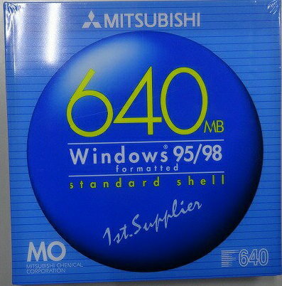 JAN 4991348031435 三菱ケミカル MOディスク 640GB KR640W1 Verbatim Japan株式会社 パソコン・周辺機器 画像