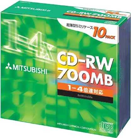 JAN 4991348044220 三菱ケミカル CD-RW SW80QU10 Verbatim Japan株式会社 TV・オーディオ・カメラ 画像