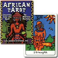JAN 4993690003092 (アフリカの大地の鼓動が聴こえてきそう…)アフリカン・タロット ニチユー株式会社 ホビー 画像