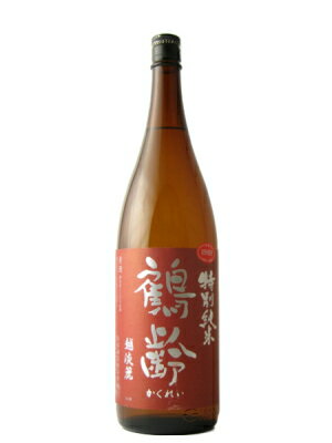 JAN 4994975101090 鶴齢 特別純米 越淡麗 1.8L 青木酒造株式会社 日本酒・焼酎 画像