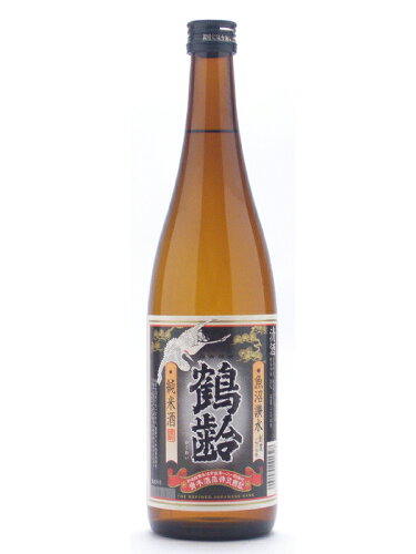 JAN 4994975101328 鶴齢 純米酒 720ml 青木酒造株式会社 日本酒・焼酎 画像