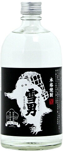 JAN 4994975101519 雪男 乙類25° 本格 粕取り 720ml 青木酒造株式会社 日本酒・焼酎 画像