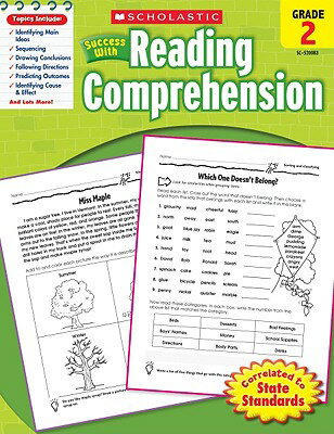ISBN 9780545200837 SUCCESS WITH READING COMPREHENSHION:GR2 /SCHOLASTIC INC (USA)./ROBIN WOLFE 本・雑誌・コミック 画像
