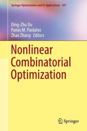 ISBN 9783030161934 Nonlinear Combinatorial Optimization 本・雑誌・コミック 画像