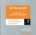 EAN 3760138170156 Mendelssohn： Symphony No 4 ジョージ・セル,クリーヴランド管弦楽団,FelixMendelssohn 作曲 CD・DVD 画像