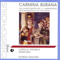 EAN 4010072001627 Carmina Burana: Ruhland / Capellaantiqua Munchen CD・DVD 画像