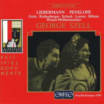 EAN 4011790328126 Liebermann , Rolf 1910-1999 / Penelope: Szell / Vpo Salzburg Live 1954 輸入盤 CD・DVD 画像