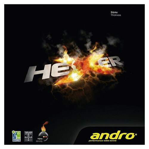 EAN 4039016335703 andro 裏ソフトラバー HEXER ヘキサー  112260  カラー レッド  サイズ 1.7 スポーツ・アウトドア 画像