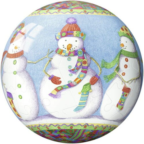 EAN 4050368992437 Ravensburger ラベンスバーガー 3Dパズル クリスマス スノーマン 54ピース ホビー 画像