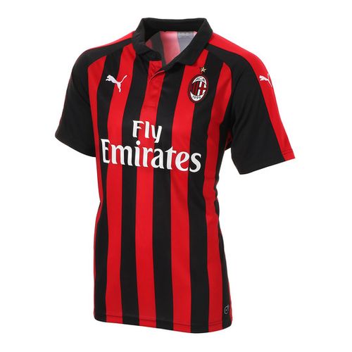 EAN 4059507769145 PUMA プーマ AC Milan HOME Shirt Replica SS with Sponsor Logo M Tango Red-Puma Black スポーツ・アウトドア 画像