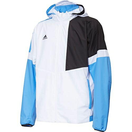 EAN 4060512628662 adidas メンズ テニスウェア コート TEAM TRI JKT ジャケット ホワイト/リアルブルー/ブラック FWS54 DY7461 スポーツ・アウトドア 画像