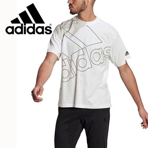 EAN 4062065410046 adidas ジャイアントロゴ 半袖Tシャツ（ジェンダーニュートラル）/ Giant Logo Tee (Gender Neutral) GK9424  XS メンズファッション 画像