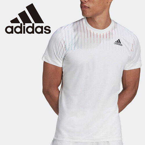 EAN 4065427703572 adidas アディダス メルボルン テニス フリーリフト プリント 半袖Tシャツ HA3344  XS スポーツ・アウトドア 画像