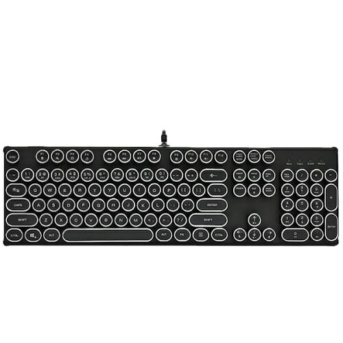 EAN 4403002910623 HKW タイプライター風メカニカルキーボード 英語配列 104キー フルサイズ 百 パソコン・周辺機器 画像