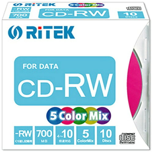 EAN 4719303510982 RiTEK データ用CD-RW CD-RW700.MIX10P A TV・オーディオ・カメラ 画像