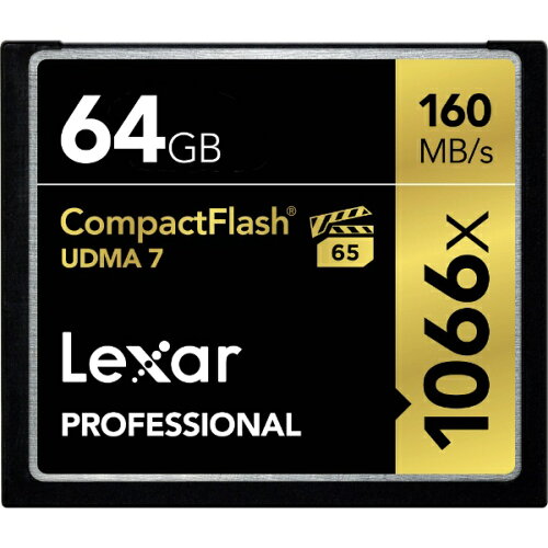 EAN 4895217901617 Lexar コンパクトフラッシュカード LCF64GCRBAP1066 TV・オーディオ・カメラ 画像