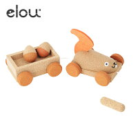 EAN 5600335810395 elou エロウ スクワーレル・トレイラー 木製玩具 木のおもちゃ プルトイ 知育玩具 1歳 おもちゃ 画像