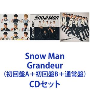 EAN 6202101190046 Snow Man / Grandeur 初回盤A＋初回盤B＋通常盤 CDセット CD・DVD 画像