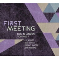 EAN 7061116234751 Lee Konitz / Dan Tepfer / Michael Janisch / Jeff Williams / First Meeting: Live In London. Volume 1 CD・DVD 画像