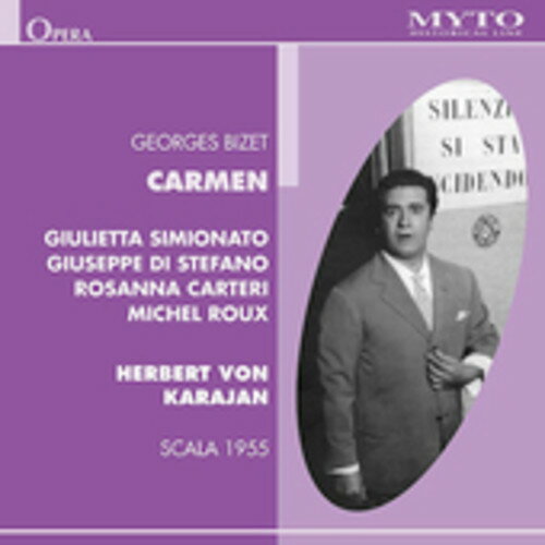 EAN 8014399501019 Carmen: Karajan / Teatro Alla Scala Di Stefano Simionato Carteri Roux CD・DVD 画像