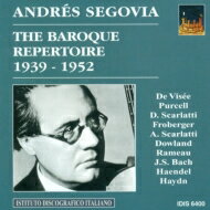 EAN 8021945000940 Segovia: Baroque Recordings 1939-52 輸入盤 CD・DVD 画像