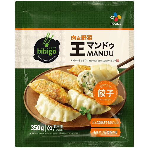 EAN 8801007837277 CJ FOODS JAPAN bibigo 王マンドゥ 肉&野菜 350g 食品 画像