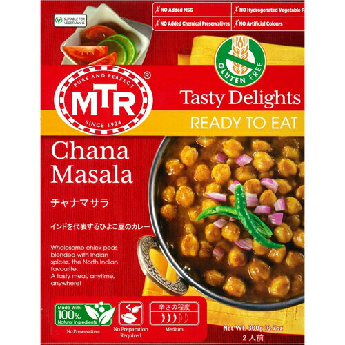 EAN 8901042956008 シャルマ・ホールディングス MTR ひよこ豆のカレー チャナマサラ 300g 食品 画像