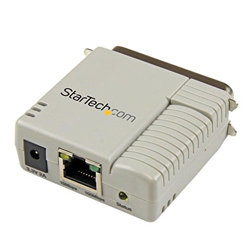 UPC 0012300424486 スターテック．com 10/100 Mbps有線LAN対応パラレルポート搭載プリントサーバー PM1115P2 パソコン・周辺機器 画像