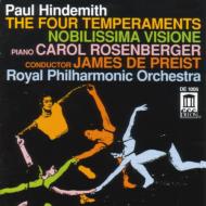 UPC 0013491100623 Hindemith ヒンデミット / 4 Temperaments、Nobilissima Visione Depreist / ロイヤル・フィル、Rosenberger P 輸入盤 CD・DVD 画像