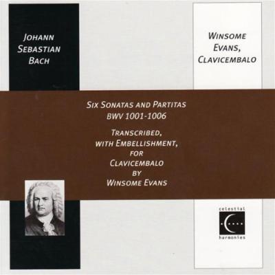UPC 0013711426823 Bach, Johann Sebastian バッハ / 無伴奏ヴァイオリンのためのソナタとパルティータ全曲 チェンバロ版 エヴァンス 輸入盤 CD・DVD 画像