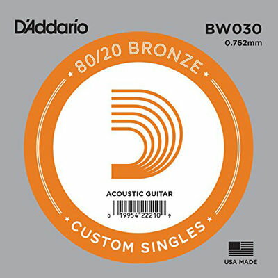 UPC 0019954222109 D’Addario ダダリオ / 80/20 Bronze Round Wound BW -030 楽器・音響機器 画像