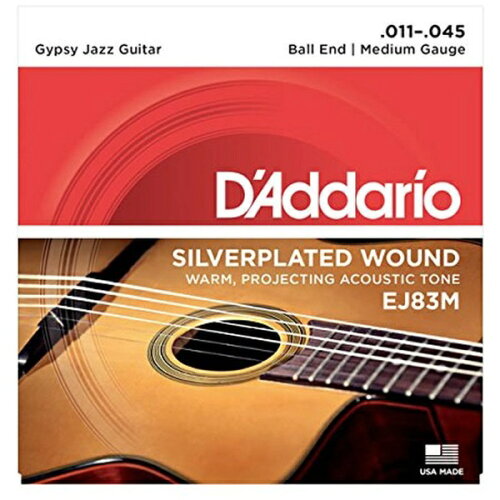 UPC 0019954953270 D’Addario (ダダリオ) ジプシージャズギター弦 EJ83M 楽器・音響機器 画像