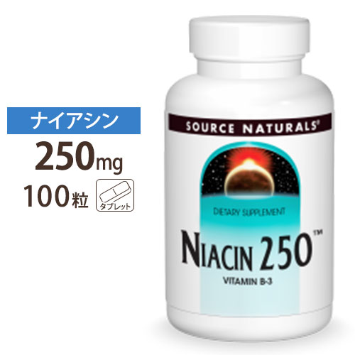 UPC 0021078008552 Source Naturals Niacin Timed Release 250mg/100 Tablets ダイエット・健康 画像