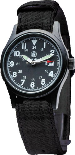 UPC 0024718146034 スミス＆ウェッソン S＆W ミリタリーウォッチ ブラック SWW14640BK 腕時計 画像