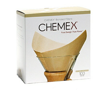 UPC 0028068001104 chemex ケメックス フィルター 6カップ用 ナチュラル 無漂白 四角タイプ  り fsu-100 家電 画像