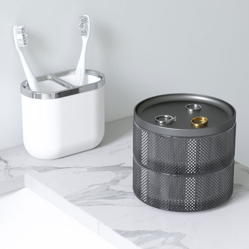 UPC 0028295348805 umbra テソラ グラスボックス スモーク ジュエリー・アクセサリー 画像