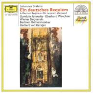 UPC 0028942725225 Brahms ブラームス / Ein Deutsches Requiem: Karajan / Bpo, Janowitz, Wachter 輸入盤 CD・DVD 画像