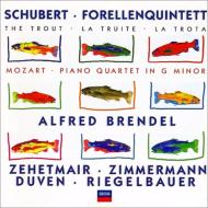 UPC 0028944600124 Mozart / Schubert / Piano Quartet.1 / Piano Quintet: Brendel, Zehetmair, T.zimmerman, Etc 輸入盤 CD・DVD 画像