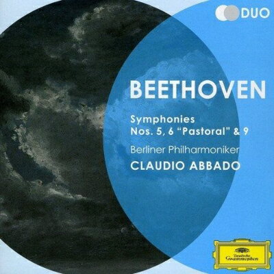 UPC 0028947795629 Beethoven ベートーヴェン / 交響曲第5番 運命 、第6番 田園、第9番 合唱 クラウディオ・アバド＆ベルリン・フィル 2000、2001 2CD 輸入盤 CD・DVD 画像