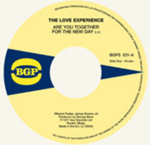 UPC 0029667004879 Are You Together for the New D (7 inch Analog) / Love Experience CD・DVD 画像