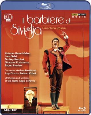 UPC 0032031454071 Rossini ロッシーニ / セヴィリャの理髪師 全曲 ヴィツィオーリ演出、バッティストーニ＆パルマ王立歌劇場、サルシ、ケモクリーゼ、他 2011 ステレオ CD・DVD 画像
