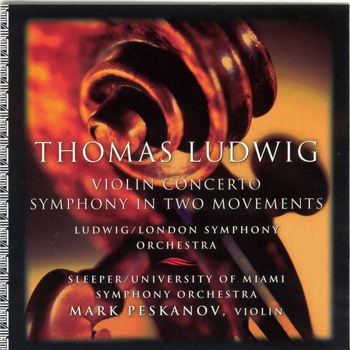 UPC 0034061019527 Concerto for Violin ＆ Orchestra：Symphony in 2 Move ThomasLudwig CD・DVD 画像