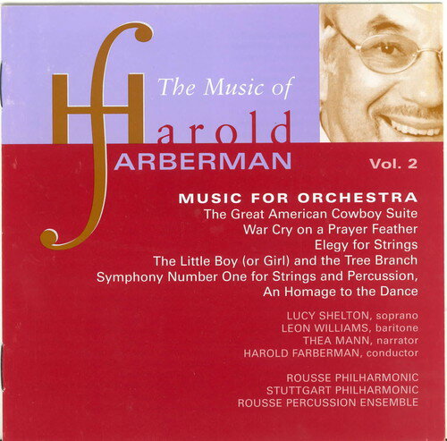 UPC 0034061049722 Music of Harold Farberman－Vol． HaroldFarberman CD・DVD 画像