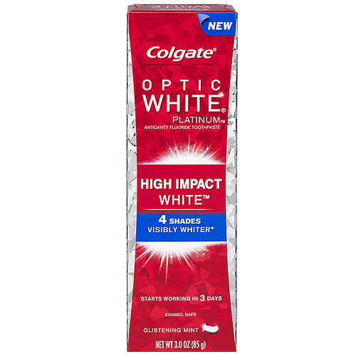 UPC 0035000760180 colgate コルゲート high impact white ハイインパクト ホワイト   optic white ダイエット・健康 画像