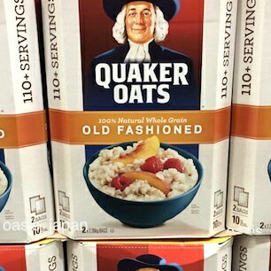 UPC 0038527014187 quaker oats クエーカー オールドファッションオートミール  食品 画像