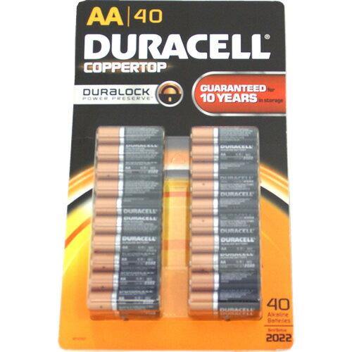 UPC 0041333001296 Duracell Coppertop AA by DURACELL 家電 画像