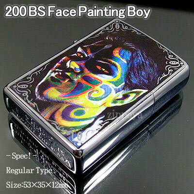 UPC 0041689244033 ZIPPO ジッポ ライター ジッポライター Face Painting Boy フェイスペインティング 24403 ホビー 画像